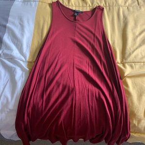 Maroon Swing Dress